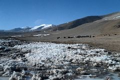 09 Ice Next To The Road Climbing To Pass From Tingri To Mount Everest North Base Camp In Tibet.jpg